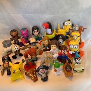 Large lot of McDonald’s & Burger King Kids Happy Meal Toys Vintage to Now